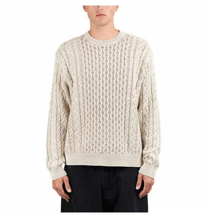 Obey Faded Wash Sweater (Beige)
