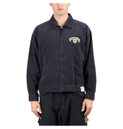 Neighborhood Washed Cord Work Jacket (Schwarz)