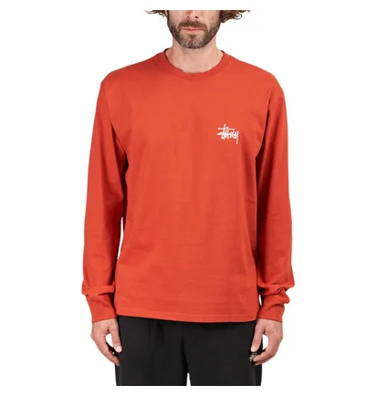 Stüssy Basic Longsleeve (Rot)