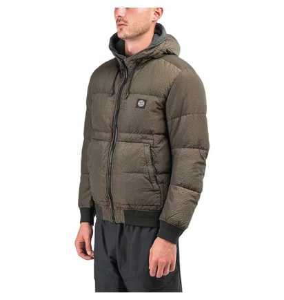 Stone Island Poly-Colour Frame Down-TC Jacket (Braun)