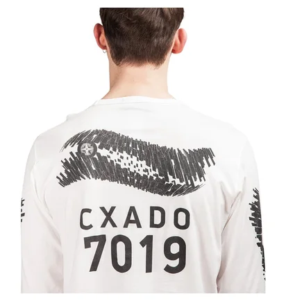 Stone Island Shadow Project Long Sleeve ''CXADO 7019'' (Weiß)
