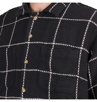 Obey Santo Woven Shirt (Schwarz / Weiß)