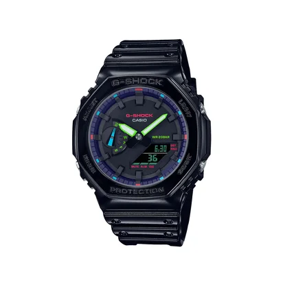 Casio G-Shock GA-2100RGB-1AER (Schwarz / Multi)