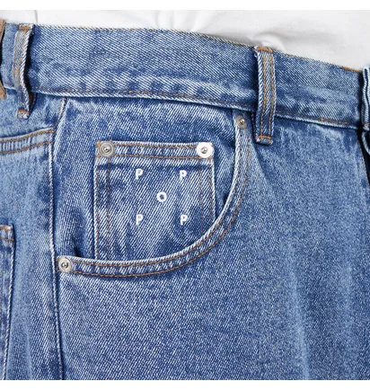 Pop Trading Company DRS Denim Stonewashed (Blau)