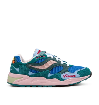Saucony x JaeTips Grid Shadow 2 (Blau / Multi)