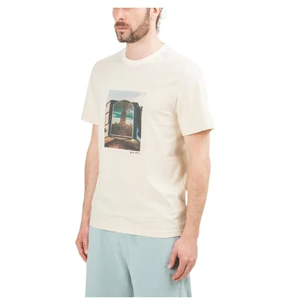Chrystie NYC Quentin De Briey Photo T-Shirt (Creme)