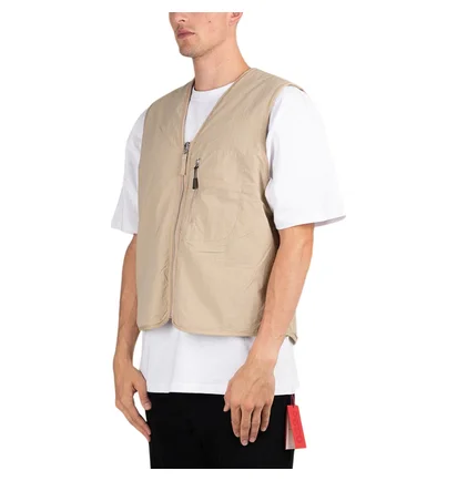 Pop Trading Company Harold Reversible Vest (Beige)