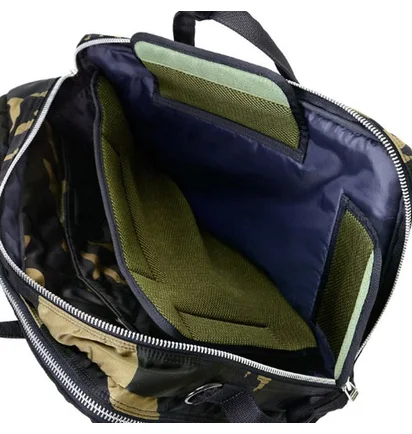 Porter by Yoshida Counter Shade 3way Briefcase (Woodland Khaki)
