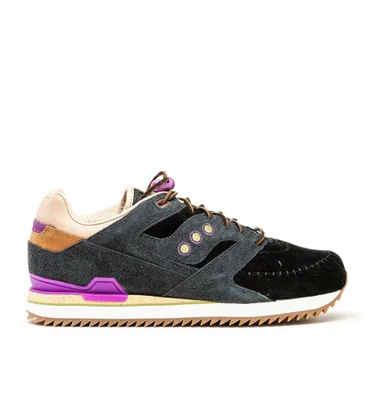 Saucony X Lapstone & Hammer Courageous Moc (Schwarz / Lila)