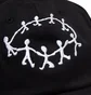 Carne Bollente x Virón Dance Hole Cap (Schwarz)