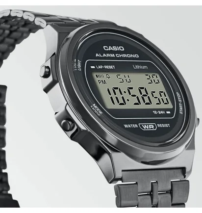 Casio Vintage Round A171WEGG-1AEF (Schwarz) – Casio text_image_alt 3
