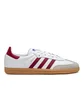 adidas Samba OG (Weiß / Dunkelrot)