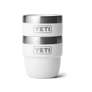 Yeti Rambler 4oz Stackable Cups (Weiß / Silber)