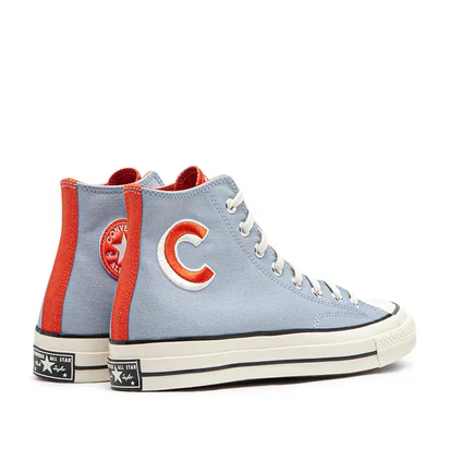 Converse Chuck Taylor 70 Hi (Blau / Weiß / Orange)