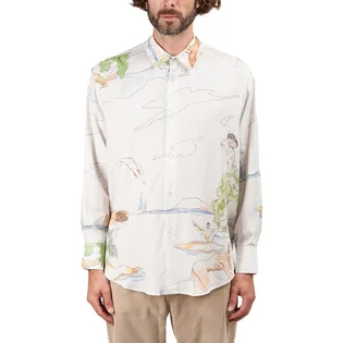 Carne Bollente A Curious Night Allover Shirt (Weiß)