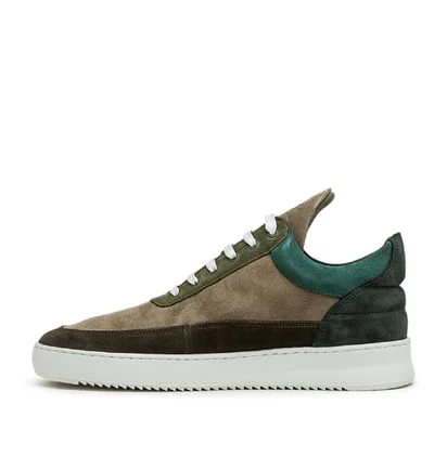 Filling Pieces Low Top Ripple (Olivgrün)