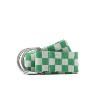 Stüssy Sabi Checker Jacquard Belt (Grün / Weiß)