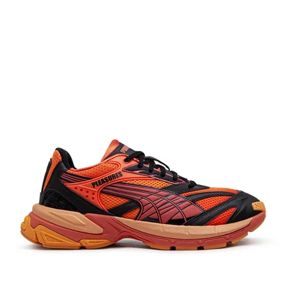 Puma x Pleasures Velophasis Layers (Orange / Schwarz)