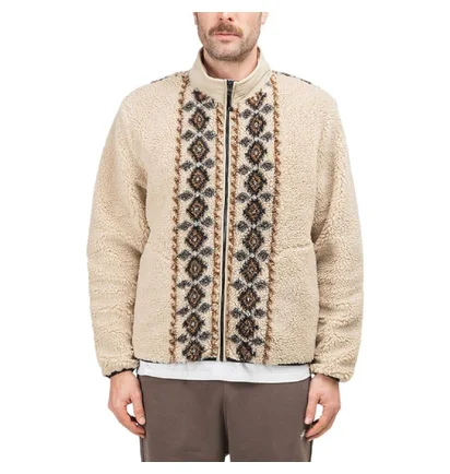 Stüssy Lima Jaquard Sherpa Jacket (Beige)