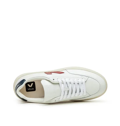 VEJA Pack WMNS V-12 Leather Extra (Weiß / Rot)