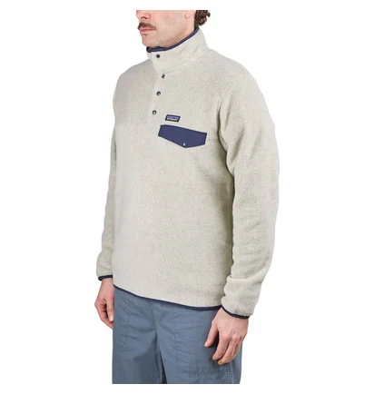 Patagonia Lightweight Synchilla® Fleece Pullover (Beige)
