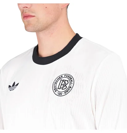 adidas DFB 125 Jahre Jersey Longsleeve (Weiss / Schwarz)