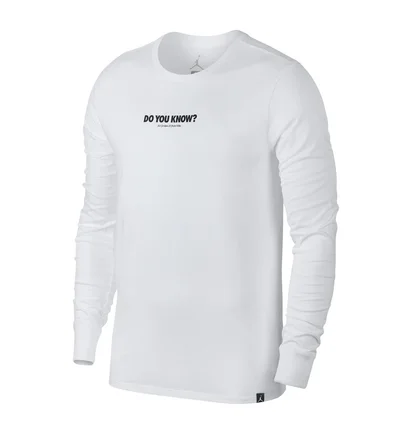 Nike Air Jordan AJ 3 CNXN 3 Longsleeve Shirt (Weiß / Schwarz)