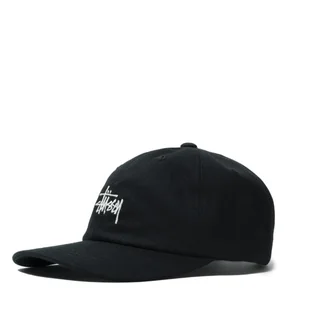 Stüssy Stock Low Pro Cap (Schwarz)