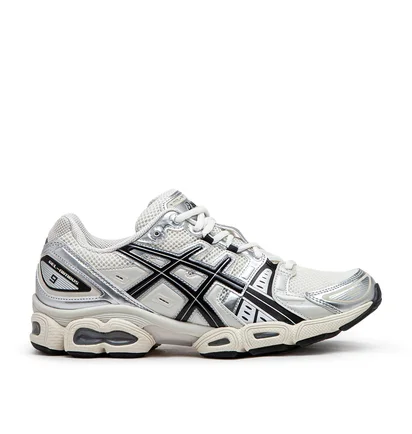 Asics Gel-Nimbus 9 (Creme / Schwarz / Silber) – ASICS SportStyle