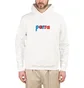 Parra Bird Face Font Hooded Sweatshirt (Weiß)