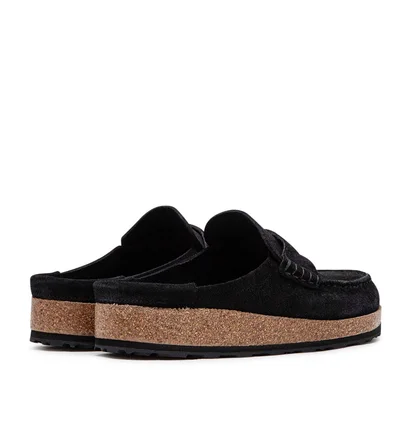 Birkenstock Naples Suede Leather (Schwarz)