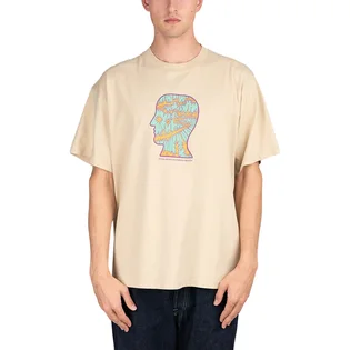 Brain Dead Split Planes T-Shirt (Beige / Türkis)
