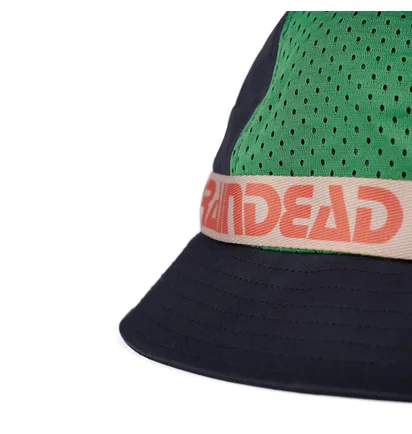 Brain Dead Vision Mesh Paneled Bucket Hat (Navy)