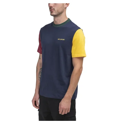 Aimé Leon Dore Color Blocked Logo Tee (Navy)