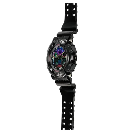 Casio G-Shock GA-100RGB-1AER (Schwarz / Multi)