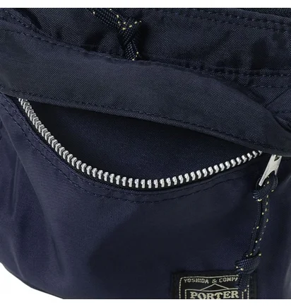 Porter by Yoshida Force Series Shoulder Pouch (Navy)