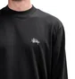 Stüssy Mock Longsleeve Crew (Schwarz)