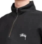 Stüssy Overdyed Mock Sweater (Schwarz)