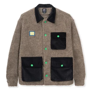 Brain Dead Sherpa Chore Coat (Braun / Schwarz)