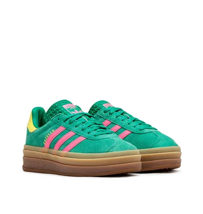 adidas WMNS Gazelle Bold (Grün / Pink)