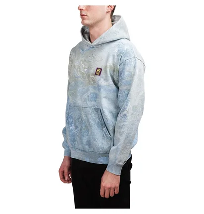 Brain Dead Marble Dye Hoodie (Marmor)