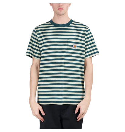 Carhartt WIP S/S Scotty Pocket T-Shirt (Grün / Gelb)