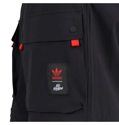 adidas x 100 Thieves Zip Pant (Schwarz)