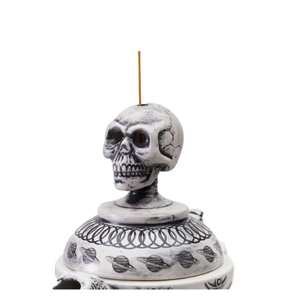 Neighborhood Ceramic Incense Chamber (Weiß / Schwarz)