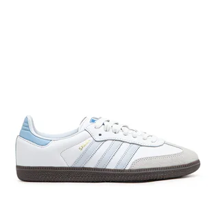 adidas Samba OG (Weiß / Hellblau)