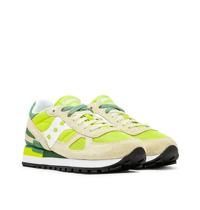 Saucony WMNS Shadow Original (Beige / Limettengrün)