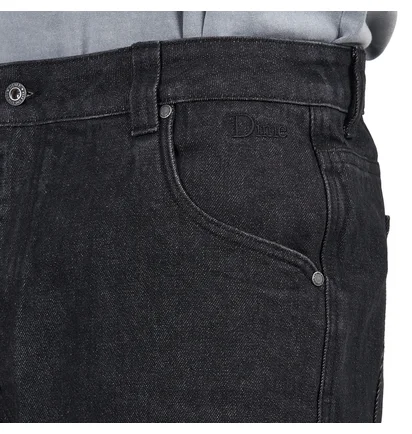 Dime Relaxed Denim Pants (Schwarz)