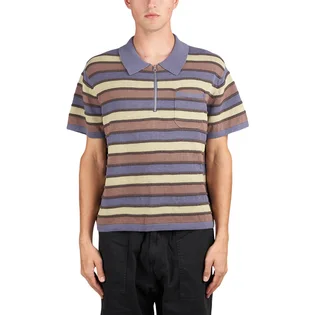 Brain Dead Lifted Stripe Half Zip Shirt (Multi)