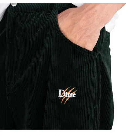 Dime Dino Baggy Corduroy Pants (Dunkelgrün)