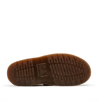 Dr. Martens Jorge Made in England Suede Mules (Braun / Gum)